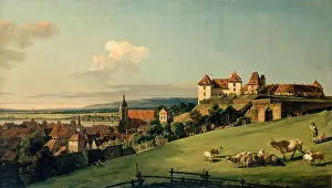 1750s Prints: View of Pirna from the Sonnenstein Castle, 1750. Creator: Bernardo Bellotto