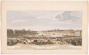 Pont Royal Prints: View of the Pont Neuf over the River Seine in Paris
