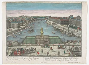 Pont Royal Prints: View of the Pont Neuf over the Seine River in Paris