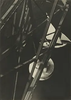 Constructivism Prints: View from Pont Transbordeur, Marseille, 1929. Creator: Moholy-Nagy, Laszlo (1895-1946)