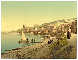 View of Port Bannatyne on the Isle of Bute, Scotland, c. 1900 View of Port Bannatyne on the Isle of Bute, Scotland, c. 1900
