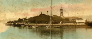 View of the Port Tewfiek, c1918-c1939. Creator: Unknown