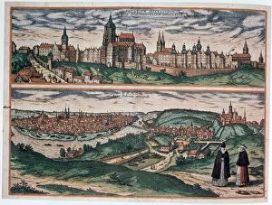 View of Prague, c1572. Artist: Joris Hoefnagel