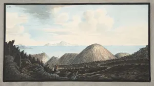 View of the present state of the little mountain raised by the explosion in the year 1760, 1776