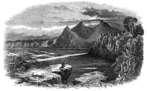 Punjab India Asia Prints: View in the Punjaub: Banks of the Ravee, at Shapore, 1857. Creator: Unknown