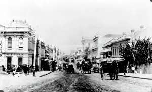 British Colony Prints: View of Queen Street, Brisbane, c1888. Creator: Unknown