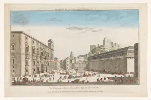 Edifice Prints: View of the Real Chancillería in Granada, 1735-1805. Creator: Unknown