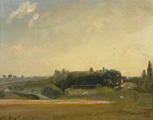 View Towards the Rectory, East Bergholt, 1813. Creator: John Constable
