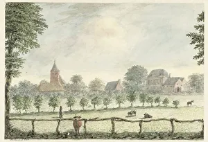 Pasture Prints: View of Renkum, 1825. Creator: D.A. Clemens