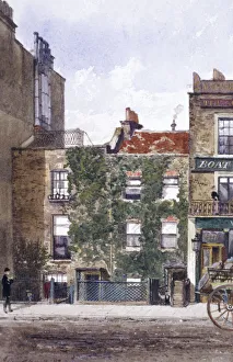 View of the residence of Joseph Mallord William Turner, Cheyne Walk, Chelsea, London, 1882