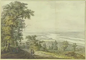 Rhine Prints: View of the Rhine Valley from the Hohe Wurzel between Wiesbaden
