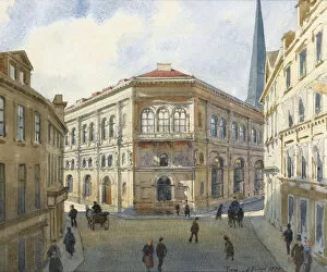 Benois Gallery: View of the Riga Stock Exchange. Artist: Benois, Albert Nikolayevich (1852-1936)