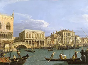 View of the Riva degli Schiavoni, 1735-1739. Artist: Canaletto (1697-1768) View of the Riva degli Schiavoni, 1735-1739. Artist: Canaletto (1697-1768)
