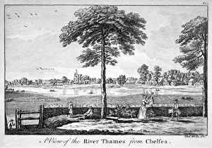 View of the River Thames from Chelsea, London, 1750