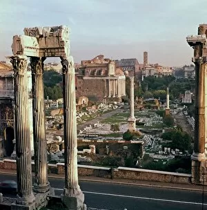 Capitoline Hill Gallery: View of the Roman forum from the Capitol