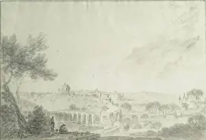 1750s Prints: A View of Rome with St Peter's