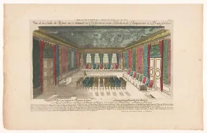 View of a room in the Romer in Frankfurt am Main, 1700-1799. Creator: Anon
