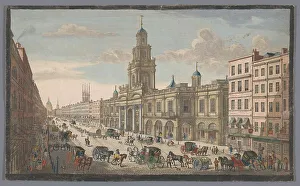 Thomas Bowles Ii Prints: View of the Royal Exchange, London, 1751. Creator: Thomas Bowles