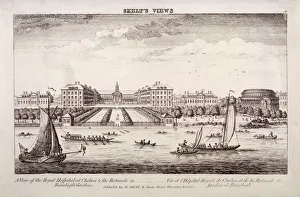 Rotunda Prints: View of the Royal Hospital, Chelsea, London, 1751