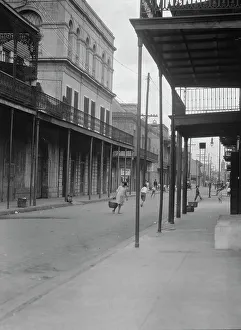 Multi Storey Prints: View down Royal Street to the Haunted House (Lalaurie House)