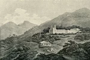 Granada Gallery: A view of the Royal Villa of the Generalife at Granada, 19th century, (1907). Creator: Unknown