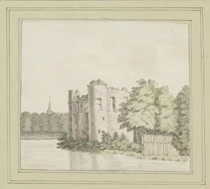 Waterside Prints: View of the ruins of Kasteel Ravesteyn or Slot Heenvliet, c. 1750-c. 1800. Creator: Anon