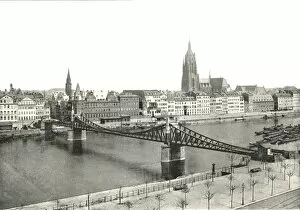 And Co Gallery: View from Sachsenhausen, Frankfurt, Germany, 1895. Creator: Francis Frith & Co