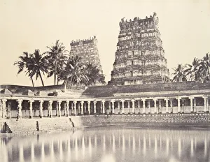 View of the Sacred Tank in the Great Pagoda, January-March 1858. Creator: Captain Linnaeus Tripe View of the Sacred Tank in the Great Pagoda, January-March 1858. Creator: Captain Linnaeus Tripe