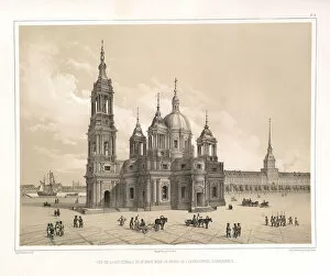 View of the Saint Isaacs Cathedral at the Time of Catherine II (From: The Construction of the Saint Isaacs Cathedral)