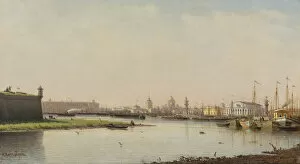 Neva River Collection: View of Saint Petersburg. Artist: Vereshchagin, Pyotr Petrovich (1836-1886)