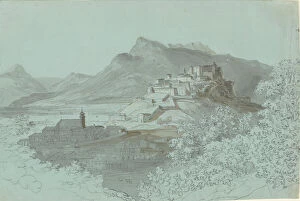 Dillis Johann Georg Von Gallery: View of Salzburg, 1820s. Creator: Johann Georg von Dillis