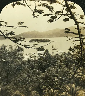 Quarantine Prints: A View of Samarai, British New Guinea, c1909. Creator: George Rose