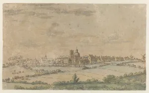 Belgium Europe Prints: View of Scherpenheuvel, Flemish Brabant, c.1674. Creator: Josua de Grave
