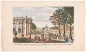 Stevens Prints: View of the Schloss Pillnitz, 1752. Creator: Stevens