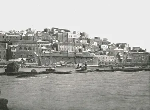 Joppa Prints: View from the sea, Jaffa, Palestine, 1895. Creator: W &s Ltd