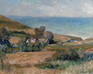 Normandy Gallery: View of the Seacoast near Wargemont in Normandy, 1880. Creator: Pierre-Auguste Renoir