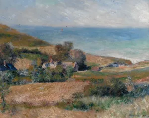 Normandy Prints: View of the Seacoast near Wargemont in Normandy, 1880. Creator: Pierre-Auguste Renoir