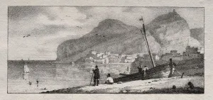 Horace Vernet Collection: View of a Seaport. Creator: Horace Vernet (French, 1789-1863)
