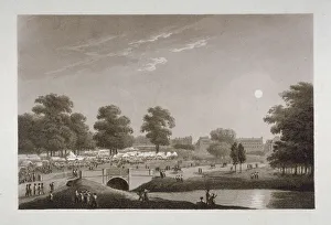 Serpentine Prints: View of the Serpentine and Hyde Park, London, 1814