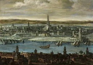 Seville Prints: View of Seville, 1610-1620. Creator: Caullery, Louis, de (ca 1580-1621)