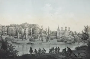 View of the Shablykino Estate, 1840