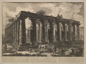 Campania Gallery: View showing the remains of a large enclosure of columns