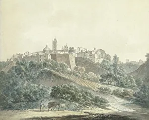 Tuscan Prints: View of Siena, 1787. Creator: Daniel Dupré