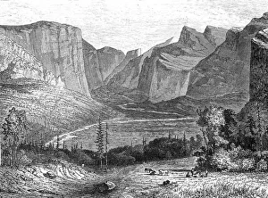 Sierra Nevada Prints: View in the Sierra Nevada, 1875. Creator: Unknown