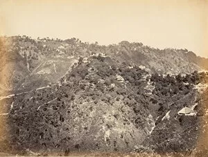 Himalayas Collection: View of Simla, 1850s. Creator: Unknown