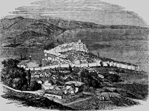 Sinop Prints: View of the Sinope from Bos-Tepe, 1854. Creator: Unknown