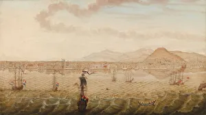 Waterside Prints: View of Smyrna (Izmir), 1779. Creator: N. Knop