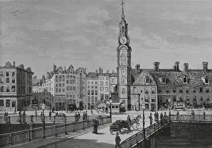 Heritage Prints: View of the Sophia Square, Amsterdam, Netherlands, 1883. Creator: Unknown