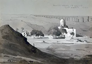 View South West of Cairo, 1851. Artist: William Clerihew