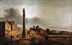 Municipal Prints: View of the southern fields, oil on canvas